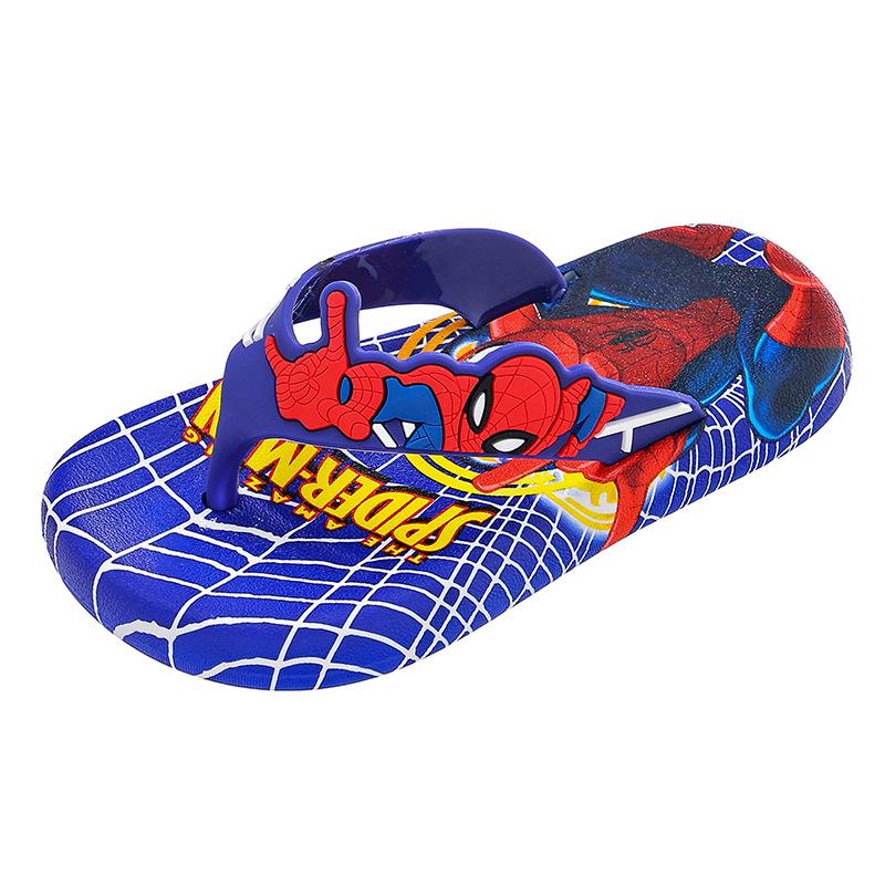 2025 Cartoon Anti-Slip Flip-Flops for Boys, Ages 2-8, Home Slippers