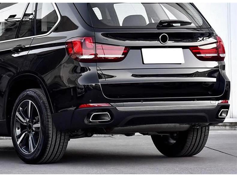 BMW X5 F15 (2014-2018) Tailpipe Upgrade: Round to Square Rear Bumper Exhaust Conversion Kit