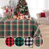 Thick and Durable Christmas Checkered Tablecloth for Kitchen, Wedding, and Holiday Table Decorations