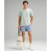 Lululemon Soft Jersey Short 5  Heathered Oasis Blue Heathered Windmill