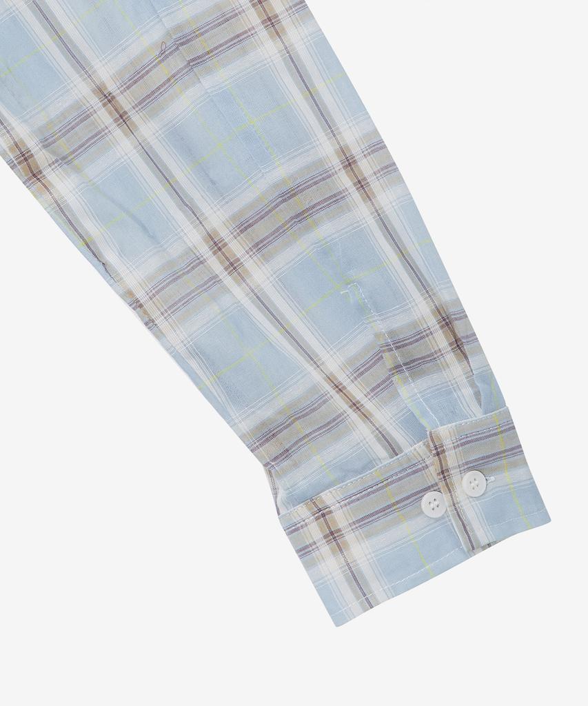 MIND BRIDGE WOMEN [On][W] Sheer Check Shirt