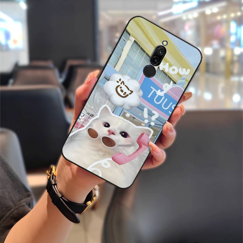Couple Shockproof Phone Case For Xiaomi Redmi 8 Protective Anti-dust Phone Pouch Soft Case Full Wrap TPU Fashion Design