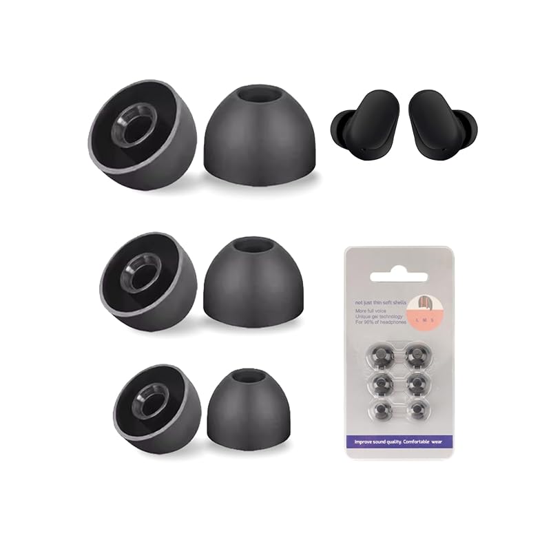 

Redmi Buds 6 Play correspondence replacement earpiece Replacement silicone earplugs Made of silicone (1 pair each of S/M/L size) [YAJOJO] Anti-slip
