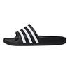 adidas Baskets Adilette Aqua Noir Unisexe Blanc F35543