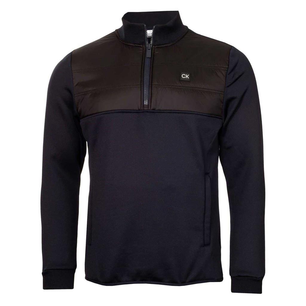 Calvin Klein Mens Half Zip Golf Jacket