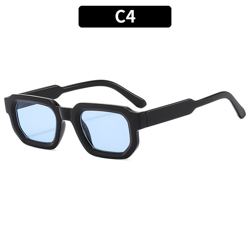 Men Vintage Rectangle Frame Sunglasses Fashion Retro Sun Glasses Luxury Brand Design UV400 Shades Eyewear Women Goggles