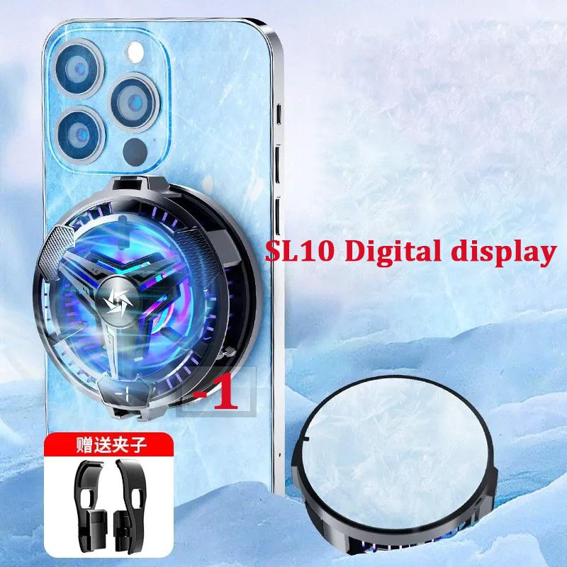 SL10 New Mobile Phone Radiator for Mobile Phone Phablet Fan Semiconductor Mobile Phone Cooler Gaming Cooler Mobile Phone
