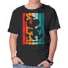 Unisex Crew Neck T-Shirt Let’s Dance Graphic Short Sleeve Casual Tee