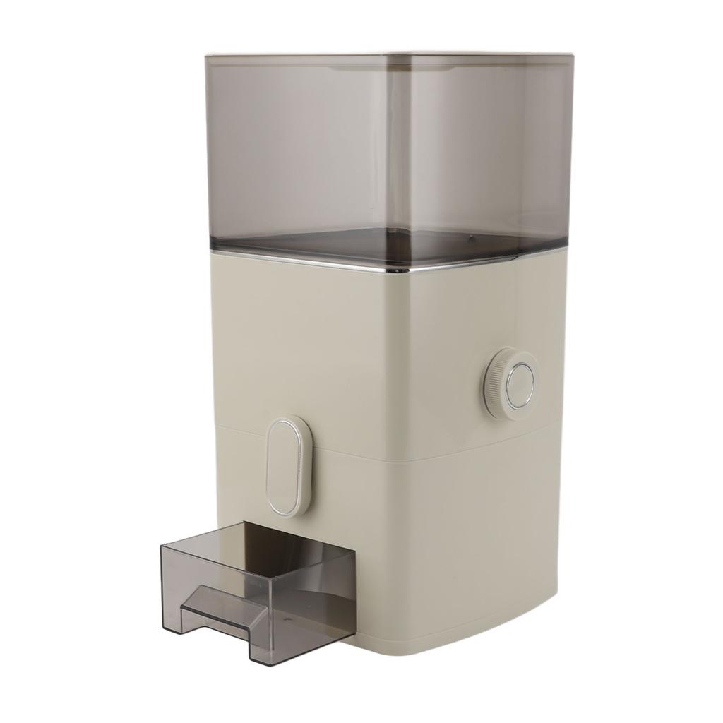 Rice Dispenser 13.2lb Capacity Transparent Window Dry Food Storage Container with Measuring Cup for Kitchen Flour Sugar