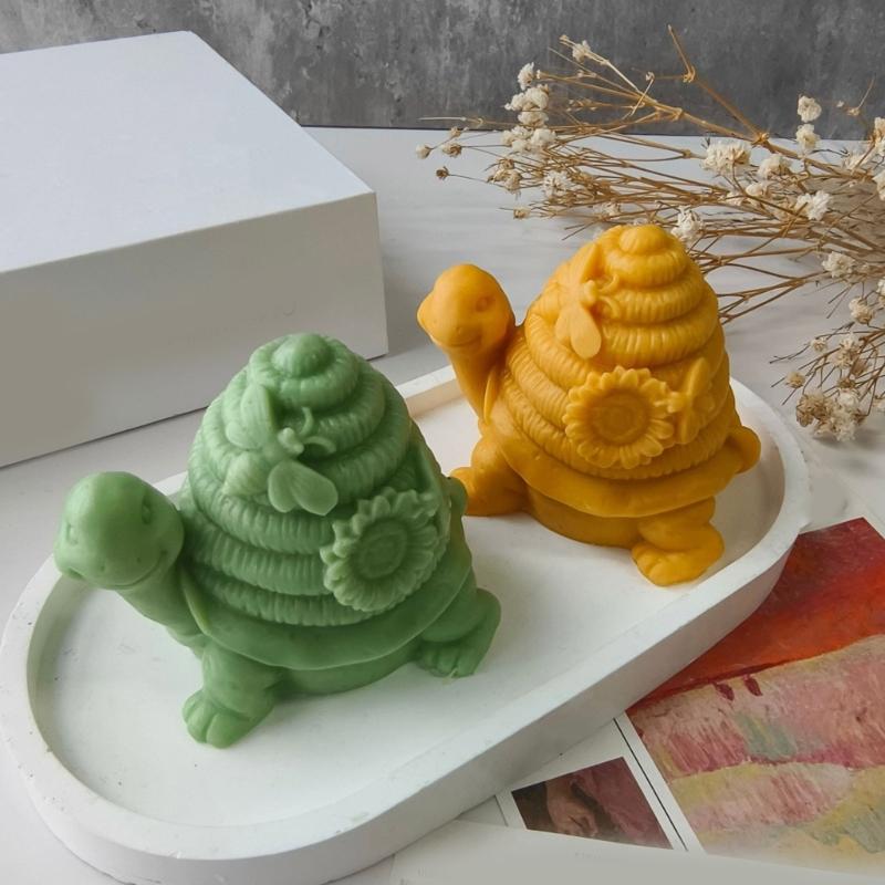 Turtles Snail Shaped Mold Silicone Mold for Candle and Soap Making High Temperature Resistant Aromatherapy Mould