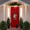 Christmas Decoration Sign,indoor Hanging decorations,2D Flat Wooden Products with Christmas Dwarf pattern,Christmas Gifts for Friends and Family