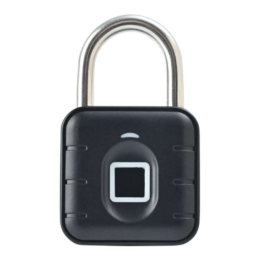 Anti-theft Smart Padlock Waterproof Electronic Door Lock Cabinet Fingerprint Lock  Outdoor