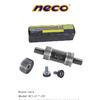Neco Bike Bottom Bracket Square Hole 68mm Bike Bottom Bracket Axis BB MTB Bottom Bracket 110.5 113 115 118 120 121.5 122.5 124.5
