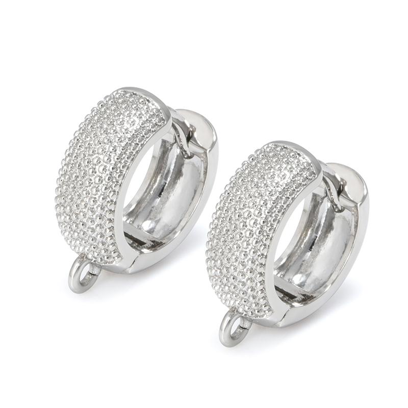 Silver Color Brass Earring Hooks for DIY Jewelry Making Handmade Silver Color Jewelry Accessories Findings Eawires