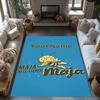 Biene Maja Customize Text Floor Mat Design for Hallway Kitchen Study room Outdoor Antislip Carpet Anime Office Decor Best for Christmas
