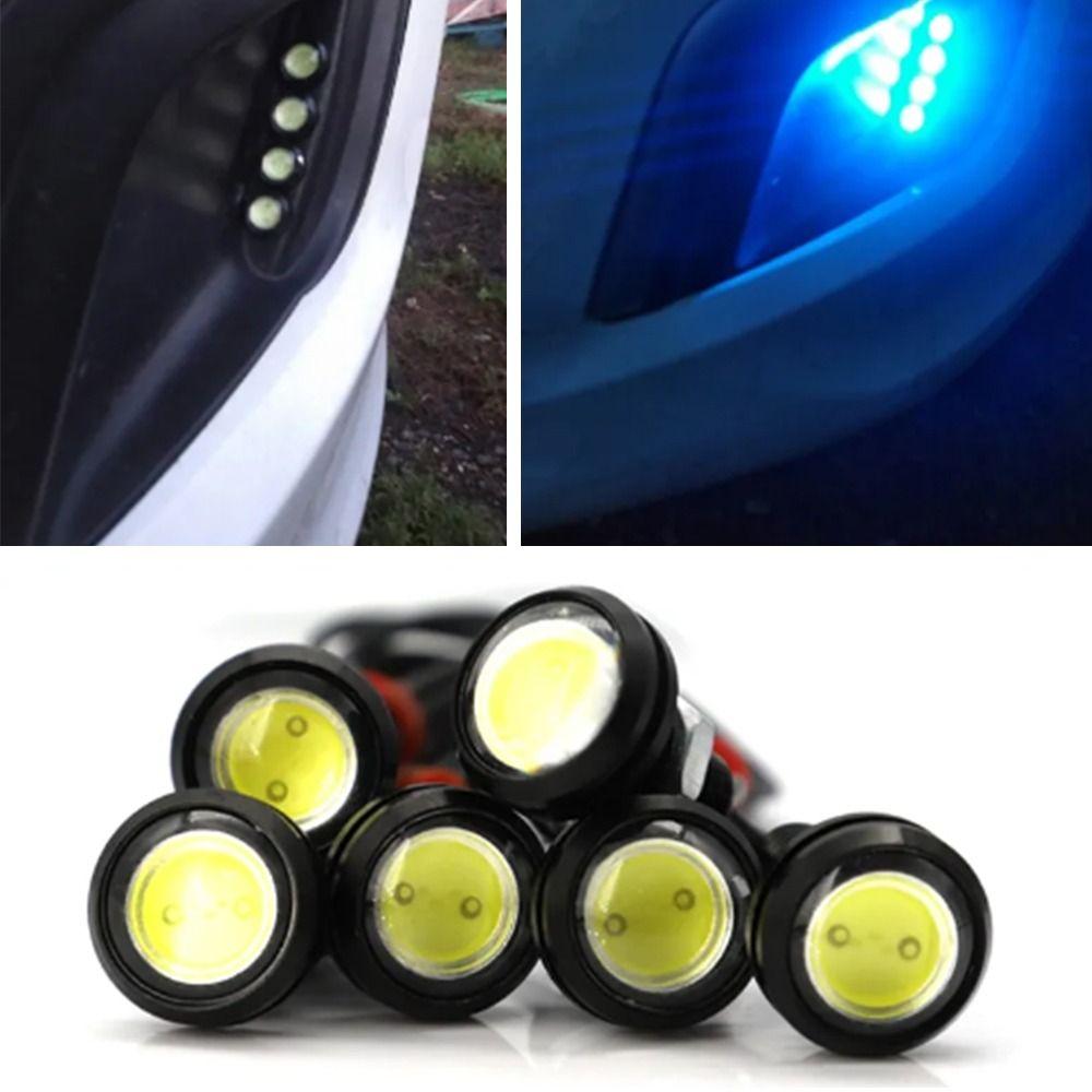 

4Pcs Astigmatic Lens Led Eagle Eye Lights 3Colors Parking Signal Lamps Backup Reversing