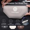 Hub Caps For Volkswagen VW Car Knee Support Cushion Auto Trapeze Leather Anti Fatigue Leg Pad Golf 4 5 6 7 Polo Jetta Sagitar Ma
