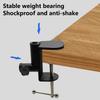 Adjustable Aluminum Alloy Desk Mount Clamp Metal Mic Clamp Holder for Microphone Scissor Arm Lamp Soft Protective Pad