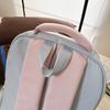 Color Block Junior High School Student Schoolbag Women's Large Capacity Travel Backpack Student Backpack