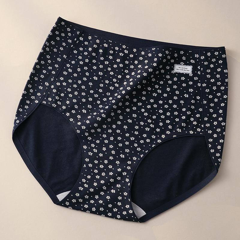 Large Size Women's Pure Cotton Summer and Spring 10A Anti Bacterial Long Crotch Lifting Buttocks Seamless Flat Crotch Underwear