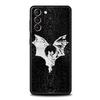 Goth Vampire Bat animal Soft Phone Case For Samsung Galaxy S25 Edge S24 Plus S23 FE S22 S21 S20 Ultra 5G S10 Black Protect Cover