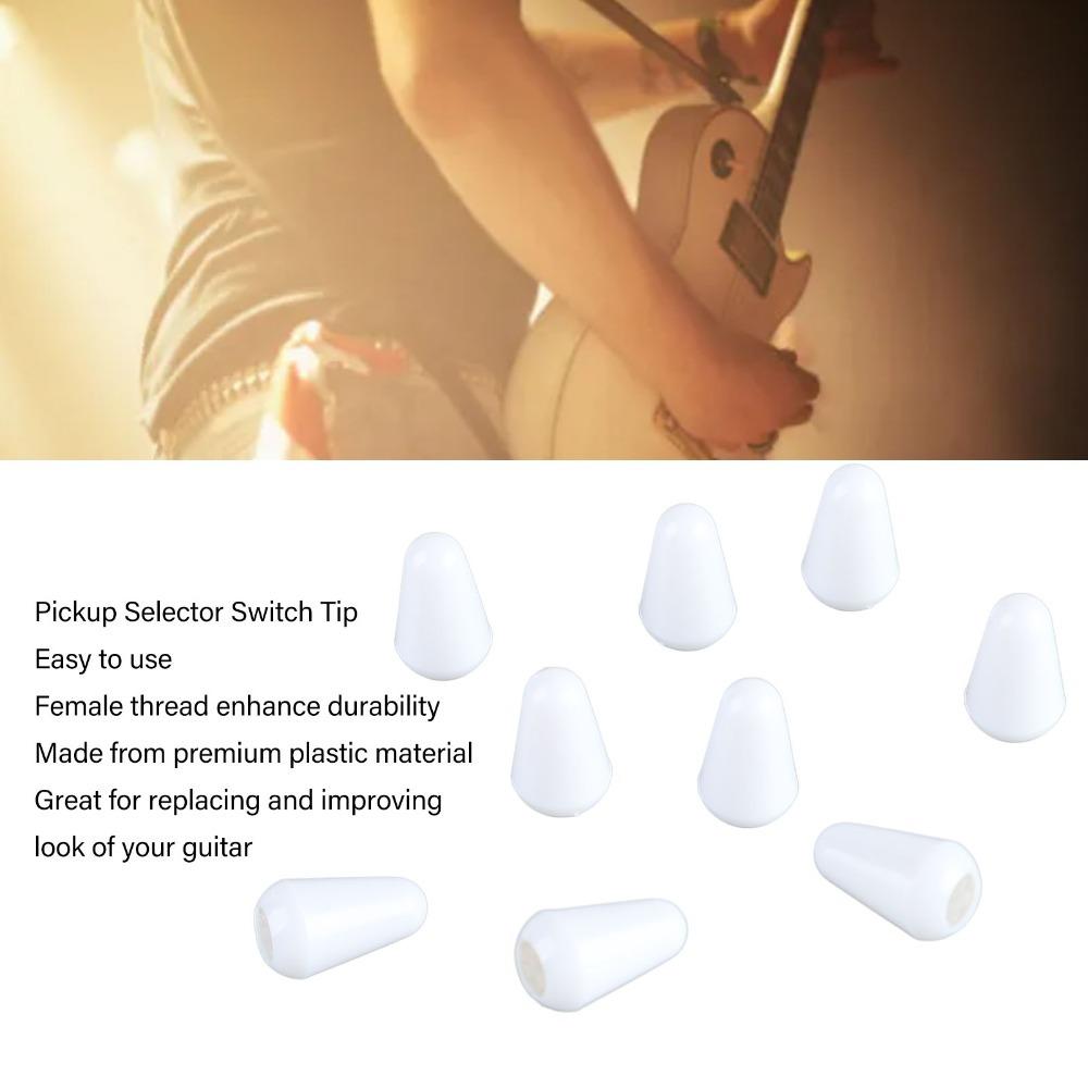 20PCS 5 Way Guitar Toggle Switch Tips Plastic Guitar Accessories Switch Knob Cap Guitar Accessories