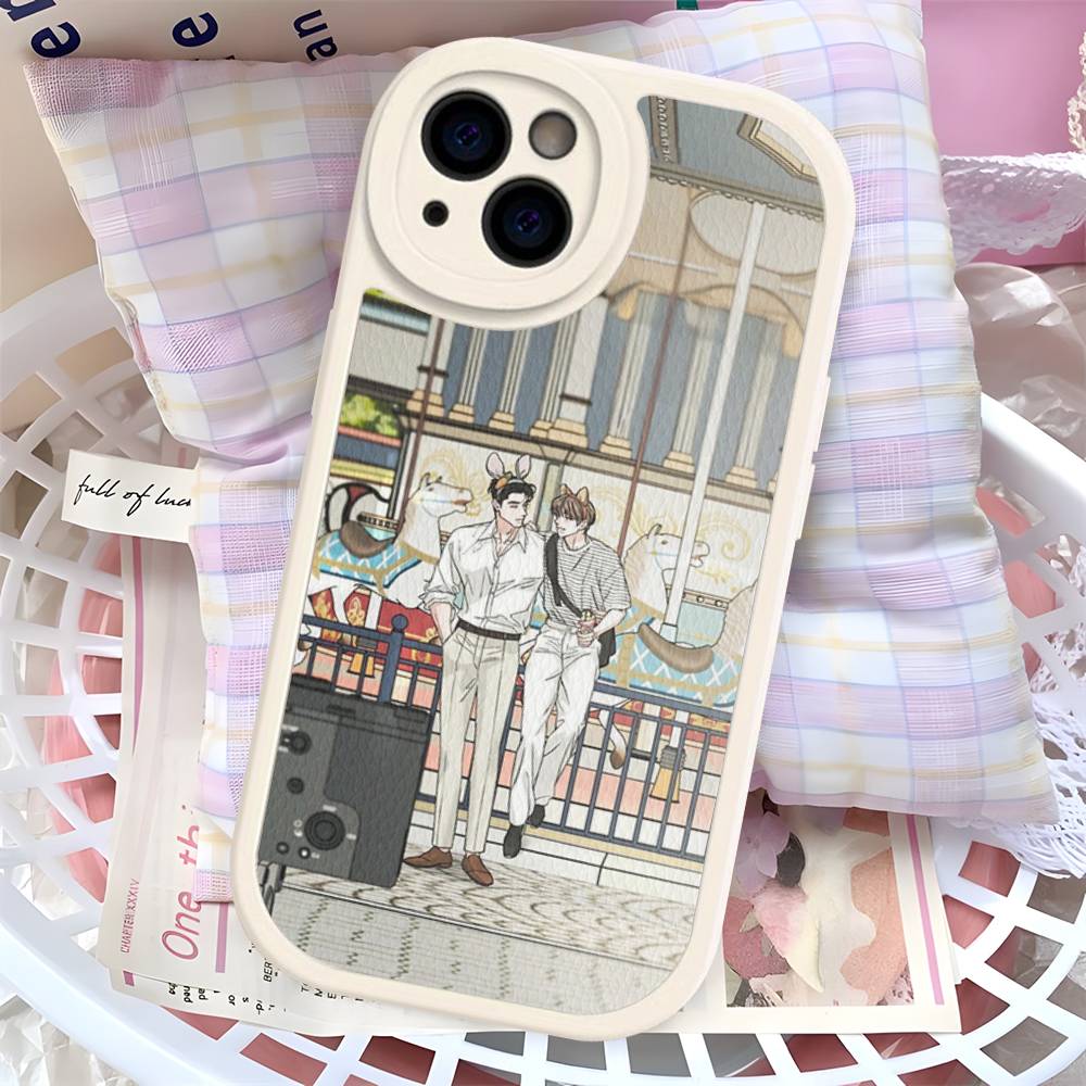 Limited Run Bl Anime Phone Case Leather For IPhone 16 15 14 13 12 11 Pro Max Plus Matte Cover