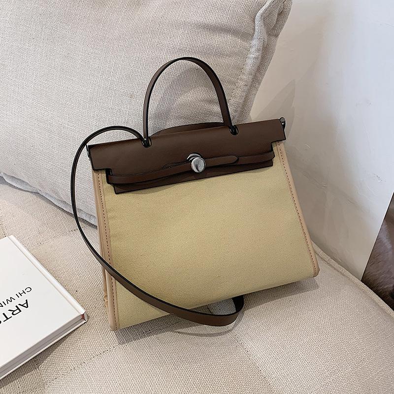 

Сумка большой емкости женская летняя мода через плечо холст сумка текстура портативная сумка-тоут