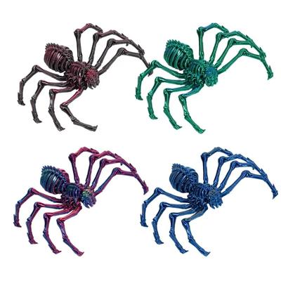 5 Colors 3D Joint Movable Spider Plastic Animal Simulation Model New Home Decor