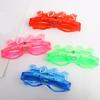 Glowing LED Eyewear For Cosplay Event Practical Plastic Frame Adjustable Fit Adults Kids Costume Props