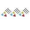 3 Set Golf Tees Adjustable Height Golf Ball Position Marker Golf Tee Nail Pegs Golf Training Accessories for Outdoor
