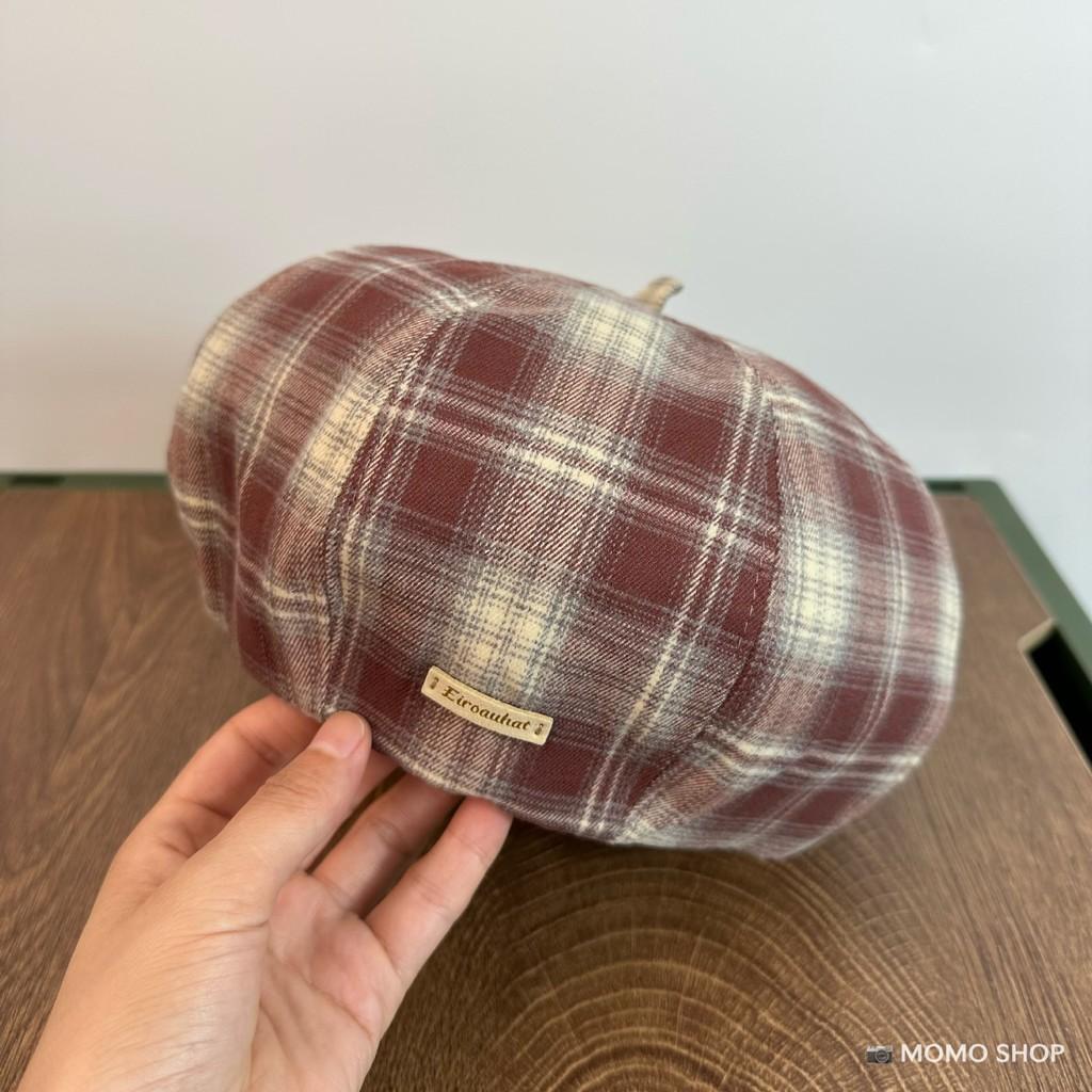 

Retro Style Embroidered Beret Hat For Women With Adjustable Fit For Autumn And Winter Fashion червоний