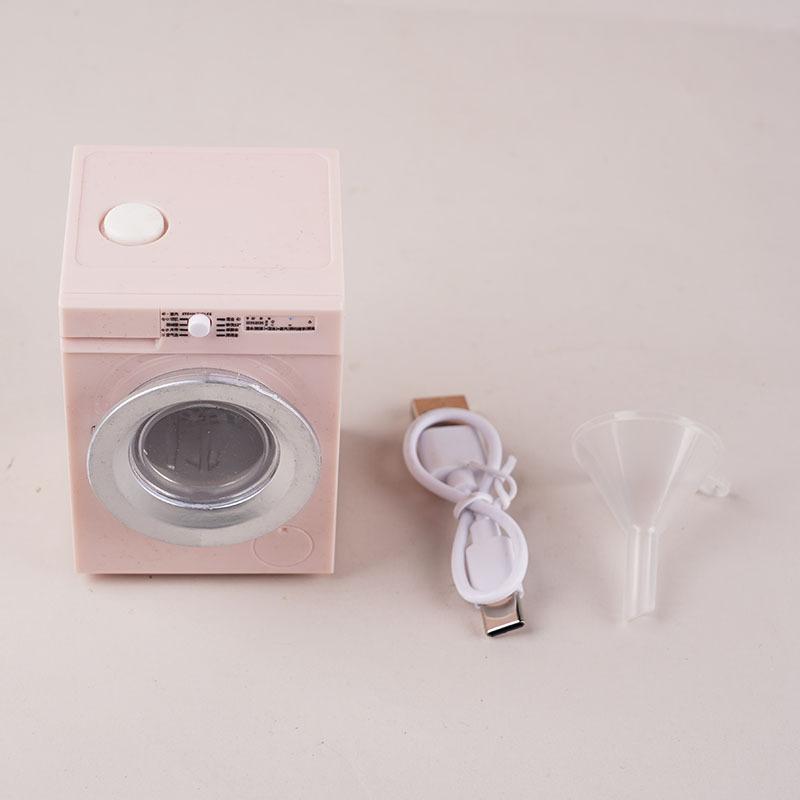 

1 Set 1:12 Scale Laundry Room Appliance Miniature Dollhouses Simulation Mini Rechargeable Washing Machine Model