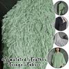 Tessuto con Frange di Piume Simulate 50x150cm Morbido Fatto a Mano DIY Materiale Decorativo per Sfondo Fotografico Costume di Scena Abito Soffice Fornitura