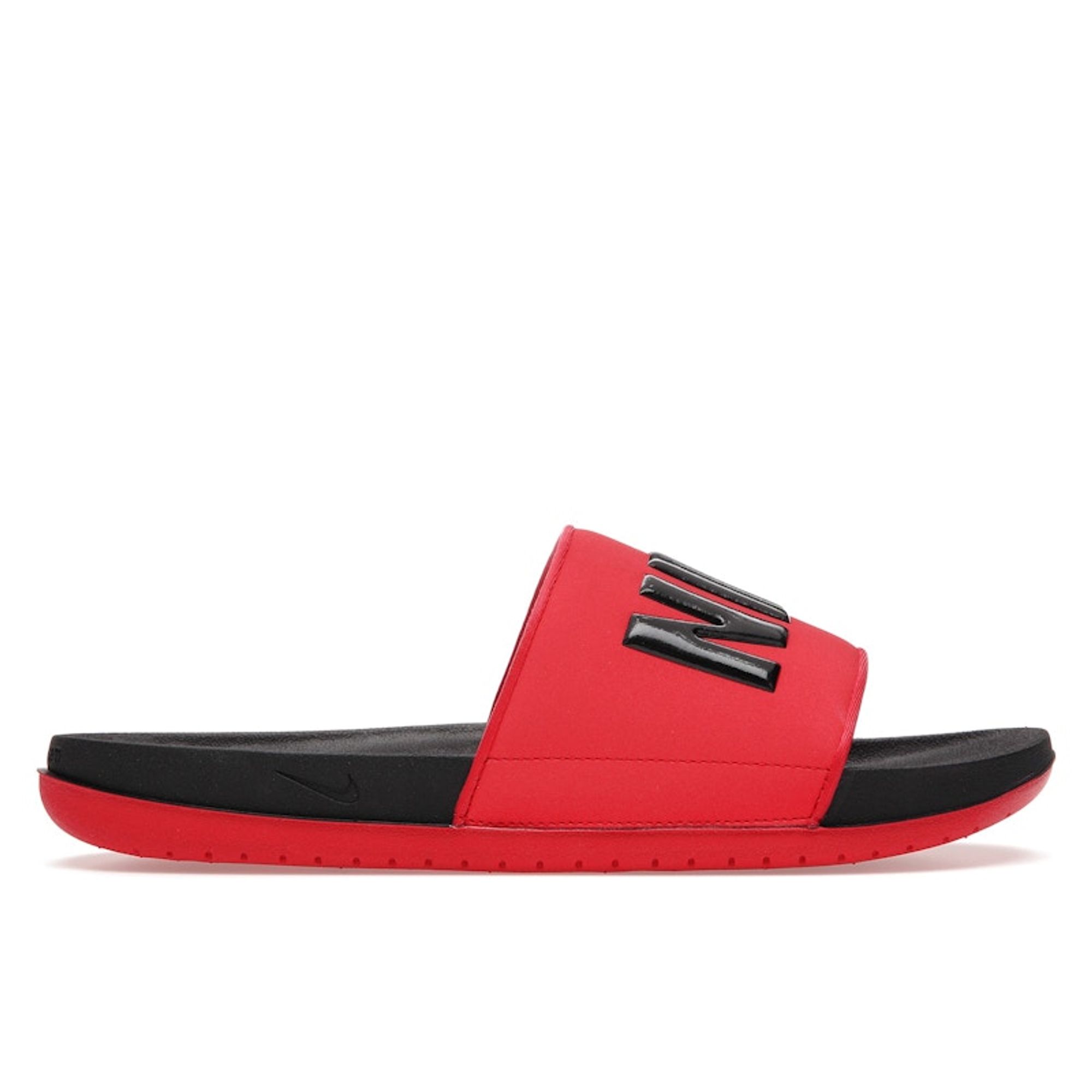 Черные красные мужские кроссовки Nike Offcourt Slide BQ4639-002