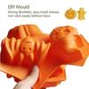 Candy Making Molds Halloween Vivid Practical Creative Silicone Pumpkin Cake Mold Baking Tools Children Gifts YLE006