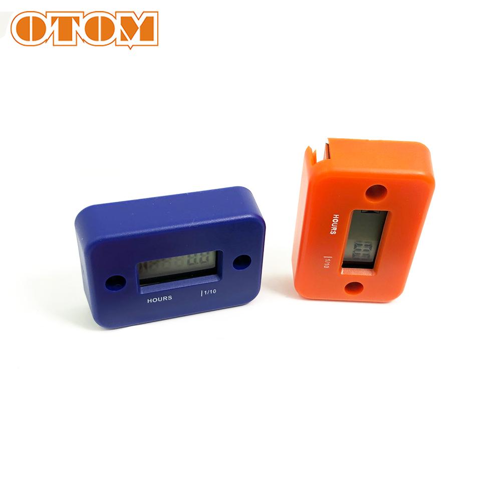 OTOM Motorcycle Engine Hourmeter Universal Inductive Digital Waterproof Gauge LCD Display For CRF YAYO KXL RMZ KTM EXC YZF Parts