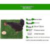 Easy-Clean TPR Chicken Coop Mat: Warm, Adhesive, Non-Shedding Carpet with White Base