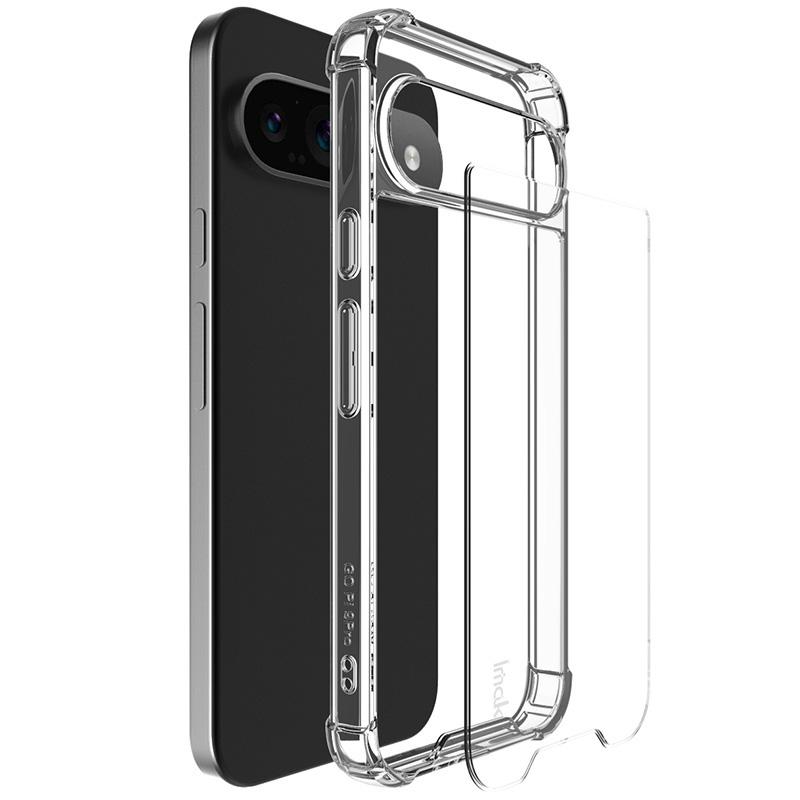

IMAK For Google Pixel 9/Pixel 9 Pro Clear Case Drop-proof PC+TPU Phone Cover A