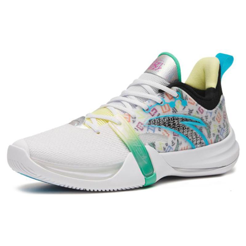 ANTA Light Crazy 4 Team 'White Multi-Color' Sneakers 112321601-2