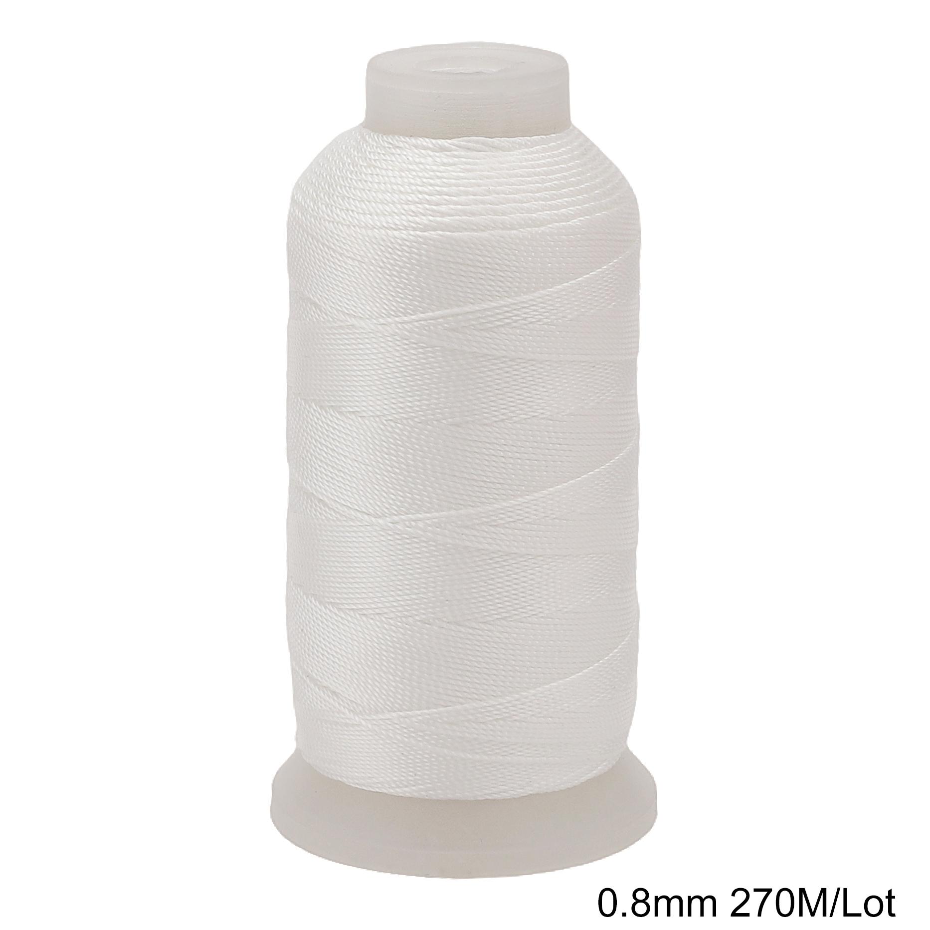 

180-270Meter Industrial Overlocking Sewing Machine Polyester Thread 0.8mm 270M білий