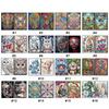 2pcs Partial DIY 50 Pages A5 Diamond Painting Notebook Special Shaped Rhinestones Art Journal Wireless Strip for Adults Beginner