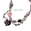 Y2K Star Pendant Necklace Cat Pendant Necklace Adjustable Chain Necklace Black Funny Necklace Perfect for Trendsetters