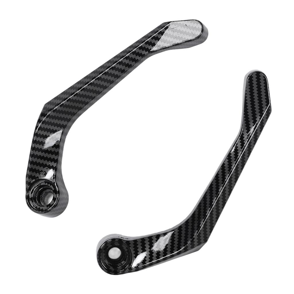 Motorcycle Handguard Aluminium Alloy Brake Clutch Lever Hand Guard Protector Wind Deflector for Motorbike Silver