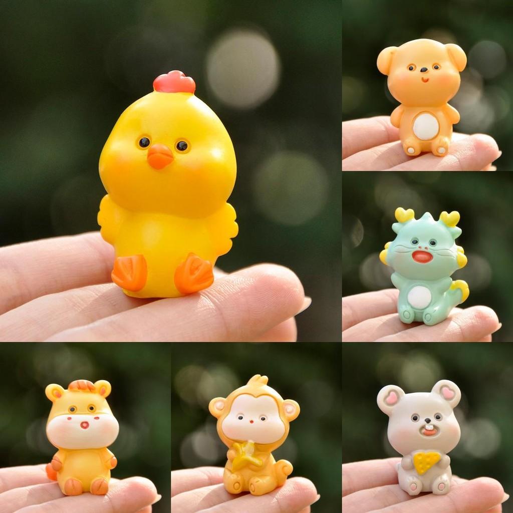 Animal Resin Miniatures Zodiac Themed Desktop Ornaments With Handmade Craftsmanship