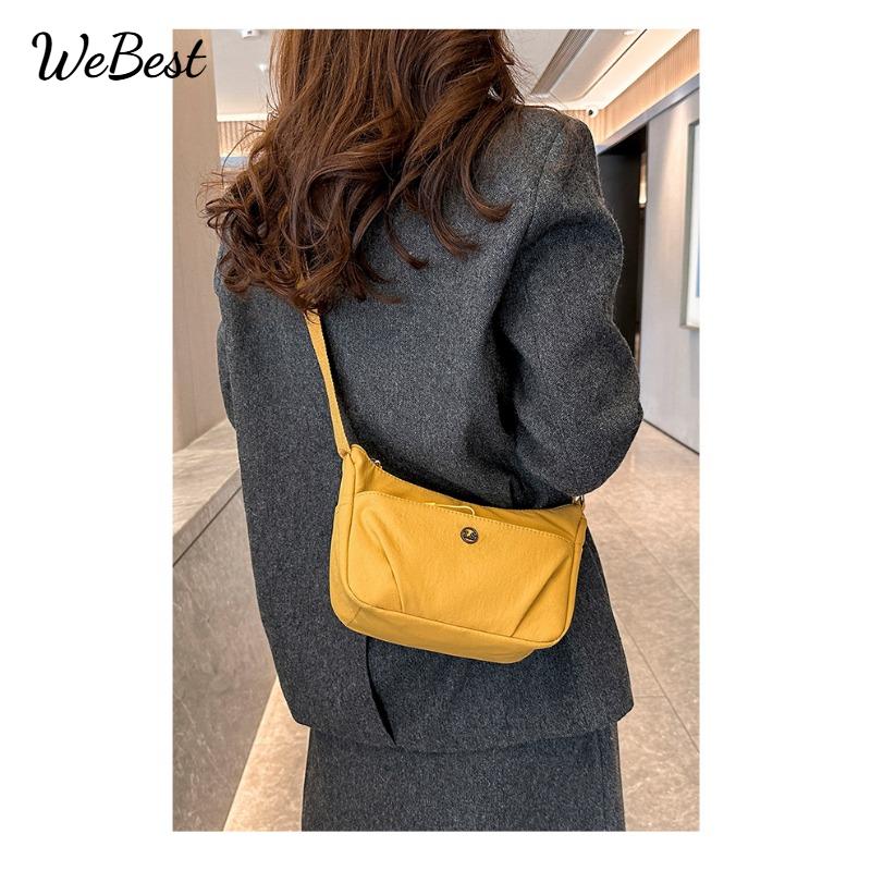 

One Shoulder Nylon Lightweight Crossbody Women s Bag жовтий