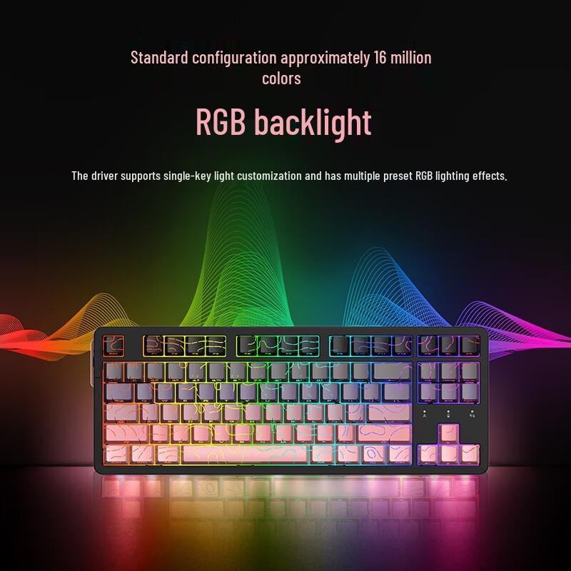 Dareu EK87 Pro Tri-Mode Gasket Mechanische Gaming-Tastatur