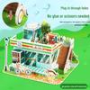 3D Puzzle DIY Handmade Dollhouse - Educational Toy for Kids & Parent-Child Interaction