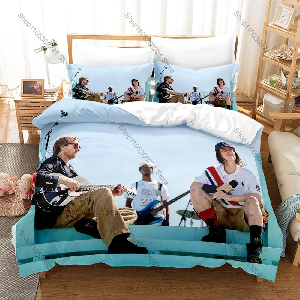 FINNEAS For Cryin Out Loud Album Cover FCOL Lotus HD Print Bedding Set Duvet Cover + 2 Pillowcases Polyester Indie Pop Teen Room