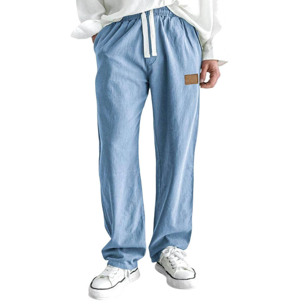 Men's Fashion Leisure Middle Waist Long Style Casual Pants
